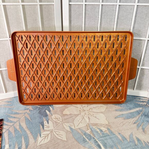 COPPER CHEF X- Design Barbecue Pan 12”x 18”  New - Picture 10 of 11